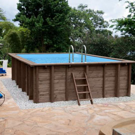 Dřevěný bazén